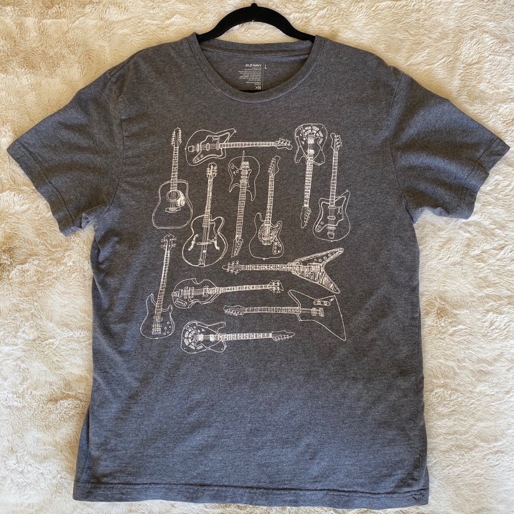 Old Navy Guitar Graphic Tee